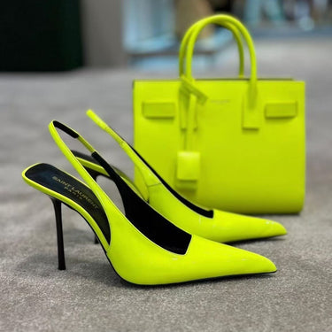 High Heel French Style Temperament Baotou Slingback Sandals